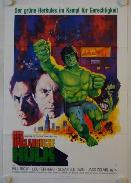 The Incredible Hulk original release german movie poster